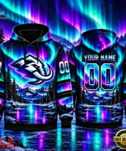 NHL Utah Mammoth Special Design With Northern Lights 2026 Hoodie Shirt, NHL Hockey 3D Shirt Nhl Utah Mammoth Special Design With Northern Lights 2026 Hoodie Shirt