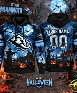 NHL Utah Mammoth Special Halloween 2026 Design Hoodie Shirt, NHL Hockey 3D Shirt Nhl Utah Mammoth Special Halloween 2026 Design Hoodie Shirt