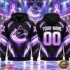 NHL Vancouver Canucks 2026 Hockey Fights Cancer Personalized Hoodie Shirt, NHL Hockey 3D Shirt Nhl Vancouver Canucks 2026 Hockey Fights Cancer Personalized Hoodie Shirt