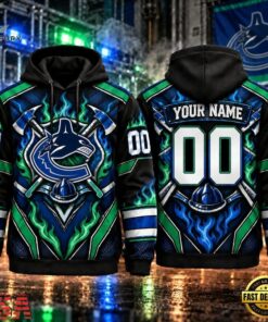 NHL Vancouver Canucks 2026 Honoring Firefighters Personalized Hoodie Shirt, NHL Hockey 3D Shirt Nhl Vancouver Canucks 2026 Honoring Firefighters Personalized Hoodie Shirt