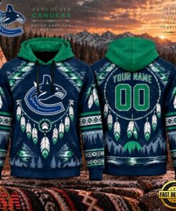 NHL Vancouver Canucks 2026 Native American Heritage Design Hoodie Shirt, NHL Hockey 3D Shirt Nhl Vancouver Canucks 2026 Native American Heritage Design Hoodie Shirt