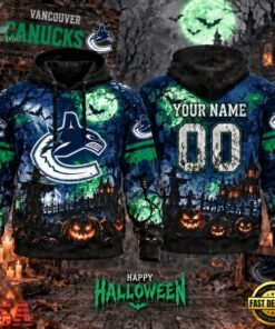 NHL Vancouver Canucks Special Halloween 2026 Design Hoodie Shirt, NHL Hockey 3D Shirt Nhl Vancouver Canucks Special Halloween 2026 Design Hoodie Shirt