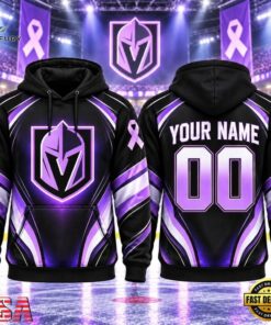 NHL Vegas Golden Knights 2026 Hockey Fights Cancer Personalized Hoodie Shirt, NHL Hockey 3D Shirt Nhl Vegas Golden Knights 2026 Hockey Fights Cancer Personalized Hoodie Shirt