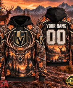 NHL Vegas Golden Knights 2026 Personalized Hunting Camo Design Hoodie, NHL Hockey 3D Shirt Nhl Vegas Golden Knights 2026 Personalized Hunting Camo Design Hoodie