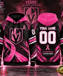 NHL Vegas Golden Knights Pink Fights Breast Cancer 2026 Personalized Hoodie Shirt, NHL Hockey 3D Shirt Nhl Vegas Golden Knights Pink Fights Breast Cancer 2026 Personalized Hoodie Shirt