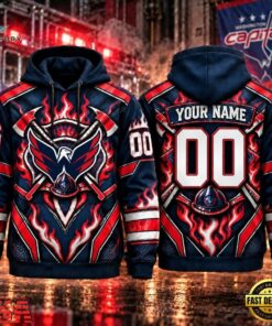NHL Washington Capitals 2026 Honoring Firefighters Personalized Hoodie Shirt, NHL Hockey 3D Shirt Nhl Washington Capitals 2026 Honoring Firefighters Personalized Hoodie Shirt