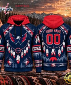 NHL Washington Capitals 2026 Native American Heritage Design Hoodie Shirt, NHL Hockey 3D Shirt Nhl Washington Capitals 2026 Native American Heritage Design Hoodie Shirt