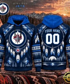 NHL Winnipeg Jets 2026 Native American Heritage Design Hoodie Shirt, NHL Hockey 3D Shirt Nhl Winnipeg Jets 2026 Native American Heritage Design Hoodie Shirt