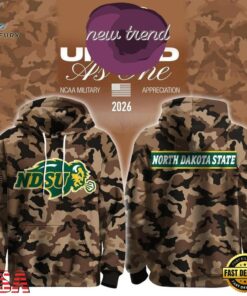 North Dakota State NDSU x Military Appreciation 2026 Limited Edition Hoodie, Viral 3D Graphic Tee North Dakota State Ndsu X Military Appreciation 2026 Limited Edition Hoodie
