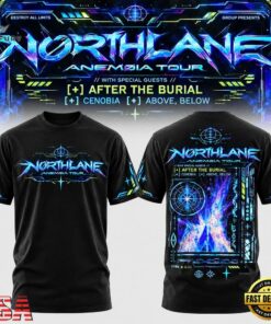 Northlane The Anemoia Tour 2026 Graphic New Design T Shirt, Trending Music 3D Tee Northlane The Anemoia Tour 2026 Graphic New Design T Shirt