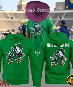 Notre Dame Fighting Irish Football 2026 Go Irish Green Hoodie, Viral 3D Graphic Tee Notre Dame Fighting Irish Football 2026 GO Irish Green Hoodie