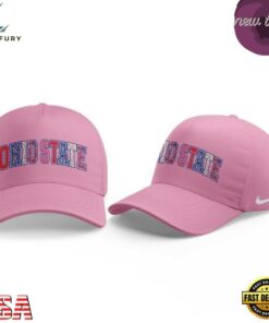 Ohio State Buckeyes Breast Cancer Awareness 2026 Cap, Fashion Baseball Cap Ohio State Buckeyes Breast Cancer Awareness 2026 Cap