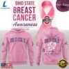 Ohio State Buckeyes Breast Cancer Awareness 2026 Hoodie, Viral 3D Graphic Tee Ohio State Buckeyes Breast Cancer Awareness 2026 Hoodie