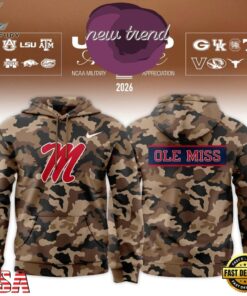 Ole Miss Rebels 2026 Military Appreciation New Design Hoodie, Viral 3D Graphic Tee Ole Miss Rebels 2026 Military Appreciation New Design Hoodie