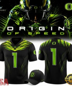 Oregon Ducks Origin of Speed New Uniform Custom Football Jersey, Fashion Football Jersey Oregon Ducks Origin OF Speed New Uniform Custom Football Jersey