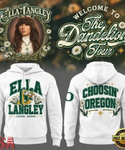 Oregon Ducks x Ella Langley Choosin Oregon The Dandelion Tour 2026 Hoodie, Trending Music 3D Tee Oregon Ducks X Ella Langley Choosin Oregon The Dandelion Tour 2026 Hoodie