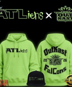 Outkast x Atlanta Falcons 30th Anniversary ATLiens Hoodie, Trending Music 3D Tee Outkast X Atlanta Falcons 30th Anniversary Atliens Hoodie