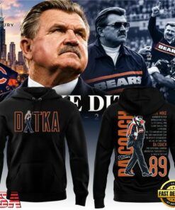 Paying Tribute to Da Coach Chicago Bears Coach Mike Ditka Forever Hoodie, Viral 3D Graphic Tee Paying Tribute TO DA Coach Chicago Bears Coach Mike Ditka Forever Hoodie