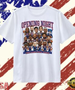 Philadelphia 76ers Opening Night Throw the Ball Up 2026 2027 Team Roster T Shirt, Trendy 2D Print Shirt Philadelphia 76ers Opening Night Throw The Ball UP 2026 2027 Team Roster T Shirt
