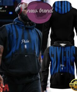 Philadelphia 76ers x LeBron James SIXERS Graphic Hoodie, Viral 3D Graphic Tee Philadelphia 76ers X Lebron James Sixers Graphic Hoodie