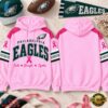 Philadelphia Eagles 2026 NFL Breast Cancer Awareness Game Day Hoodie Shirt, Sports Fans 3D Shirt Philadelphia Eagles 2026 Nfl Breast Cancer Awareness Game Day Hoodie Shirt