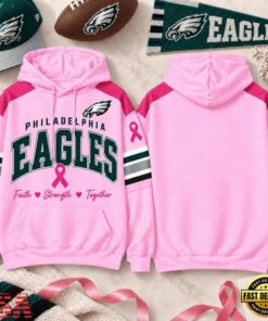 Philadelphia Eagles 2026 NFL Breast Cancer Awareness Game Day Hoodie Shirt, Sports Fans 3D Shirt Philadelphia Eagles 2026 Nfl Breast Cancer Awareness Game Day Hoodie Shirt