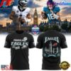 Philadelphia Eagles 2026 NFL London Game T Shirt, Viral 3D Graphic Tee Philadelphia Eagles 2026 Nfl London Game T Shirt