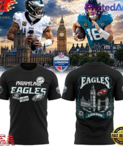 Philadelphia Eagles 2026 NFL London Game T Shirt, Viral 3D Graphic Tee Philadelphia Eagles 2026 Nfl London Game T Shirt