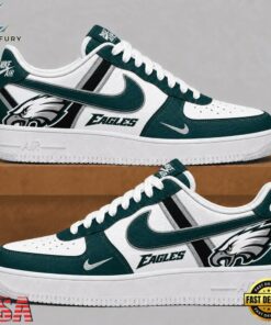 Philadelphia Eagles 2026 NFL Team Air Force 1 Shoes Sneakers, NFL Fan AF1 Shoes Philadelphia Eagles 2026 Nfl Team Air Force 1 Shoes Sneakers