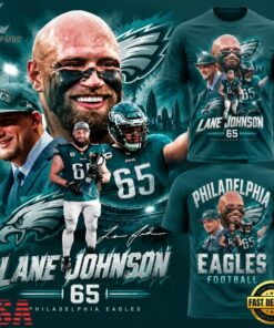 Philadelphia Eagles Lane Johnson Remembered Legendary Player T Shirt, Viral 3D Graphic Tee Philadelphia Eagles Lane Johnson Remembered Legendary Player T Shirt