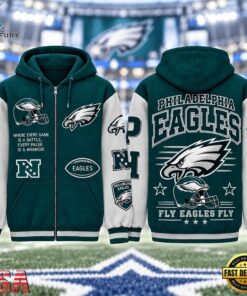 Philadelphia Eagles NFL Gridiron Heritage Zip Hoodie, Sports Fans 3D Shirt Philadelphia Eagles Nfl Gridiron Heritage Zip Hoodie