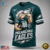 Philadelphia Eagles NFL Popeye Bold Cartoon Athletes 3D T Shirt, Sports Fans 3D Shirt Philadelphia Eagles Nfl Popeye Bold Cartoon Athletes 3D T Shirt