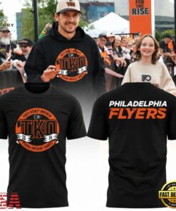 Philadelphia Flyers TK O Cancer 2026 Black T Shirt, Viral 3D Graphic Tee Philadelphia Flyers TK O Cancer 2026 Black T Shirt