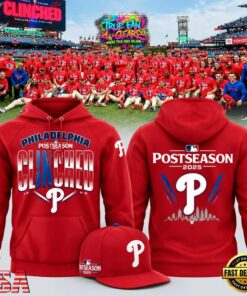 Philadelphia Phillies 2026 MLB Postseason Clinched Hoodie, Viral 3D Graphic Tee Philadelphia Phillies 2026 Mlb Postseason Clinched Hoodie