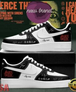 Pierce the Veil I Can’t Hear You World Tour 2026 Signature Air Force 1 Shoes, Music Lover AF1 Shoes Pierce The Veil I Can T Hear You World Tour 2026 Signature Air Force 1 Shoes