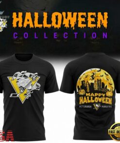 Pittsburgh Penguins x Halloween Mummy 2026 Black T Shirt, Viral 3D Graphic Tee Pittsburgh Penguins X Halloween Mummy 2026 Black T Shirt