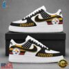 Pittsburgh Steelers NFL American Flag Football Team Limited Air Force 1 Shoes Sneakers, NFL Fan AF1 Shoes Pittsburgh Steelers Nfl American Flag Football Team Limited Air Force 1 Shoes Sneakers