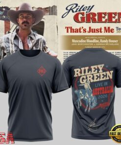 Riley Green That’s Just Me Tour 2027 3D Shirt, Trending Music 3D Tee Riley Green That S Just ME Tour 2027 3D Shirt