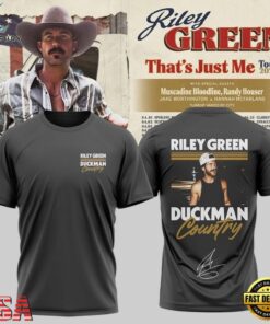 Riley Green That’s Just Me Tour 2027 Graphic Design 3D Shirt, Trending Music 3D Tee Riley Green That S Just ME Tour 2027 Graphic Design 3D Shirt