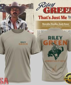 Riley Green That’s Just Me Tour 2027 Limited Edition T Shirt, Trending Music 3D Tee Riley Green That S Just ME Tour 2027 Limited Edition T Shirt