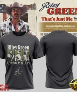 Riley Green That’s Just Me Tour 2027 New Design T Shirt, Trending Music 3D Tee Riley Green That S Just ME Tour 2027 New Design T Shirt