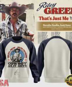 Riley Green That’s Just Me Tour 2027 Signature Sweatshirt, Trending Music 3D Tee Riley Green That S Just ME Tour 2027 Signature Sweatshirt