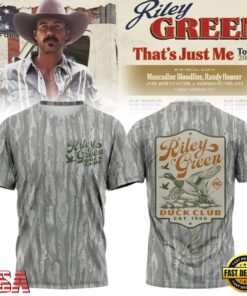 Riley Green That’s Just Me Tour 2027 Signed Special New T Shirt, Trending Music 3D Tee Riley Green That S Just ME Tour 2027 Signed Special New T Shirt