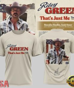 Riley Green That’s Just Me Tour 2027 Signed TShirt, Trending Music 3D Tee Riley Green That S Just ME Tour 2027 Signed Tshirt