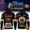 San Francisco 49ers Native American Heritage Month Custom Name Hoodie, Viral 3D Graphic Tee San Francisco 49ers Native American Heritage Month Custom Name Hoodie
