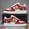 San Francisco 49ers NFL American Flag Football Team Limited Air Force 1 Shoes Sneakers, NFL Fan AF1 Shoes San Francisco 49ers Nfl American Flag Football Team Limited Air Force 1 Shoes Sneakers