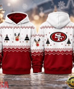 San Francisco 49ers NFL Christmas Game Day Hoodie Shirt, Sports Fans 3D Shirt San Francisco 49ers Nfl Christmas Game Day Hoodie Shirt