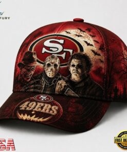 San Francisco 49ers NFL Horror Night Halloween 2026 Design Classic Cap, Football Limited Edition Cap San Francisco 49ers Nfl Horror Night Halloween 2026 Design Classic Cap