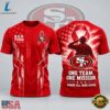 San Francisco 49ers NFL RED Friday One Team One Mission Patriotic Soldier Tribute T Shirt, Sports Fans 3D Shirt San Francisco 49ers Nfl Red Friday One Team One Mission Patriotic Soldier Tribute T Shirt