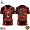San Francisco 49ers x Grateful Dead Skeletons 2026 Limited Edition 3D Shirt, Viral 3D Graphic Tee San Francisco 49ers X Grateful Dead Skeletons 2026 Limited Edition 3D Shirt
